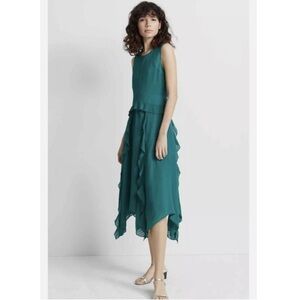 club monaco half belted dress Club Monaco Half Belted Dress in Navy, Size 0
